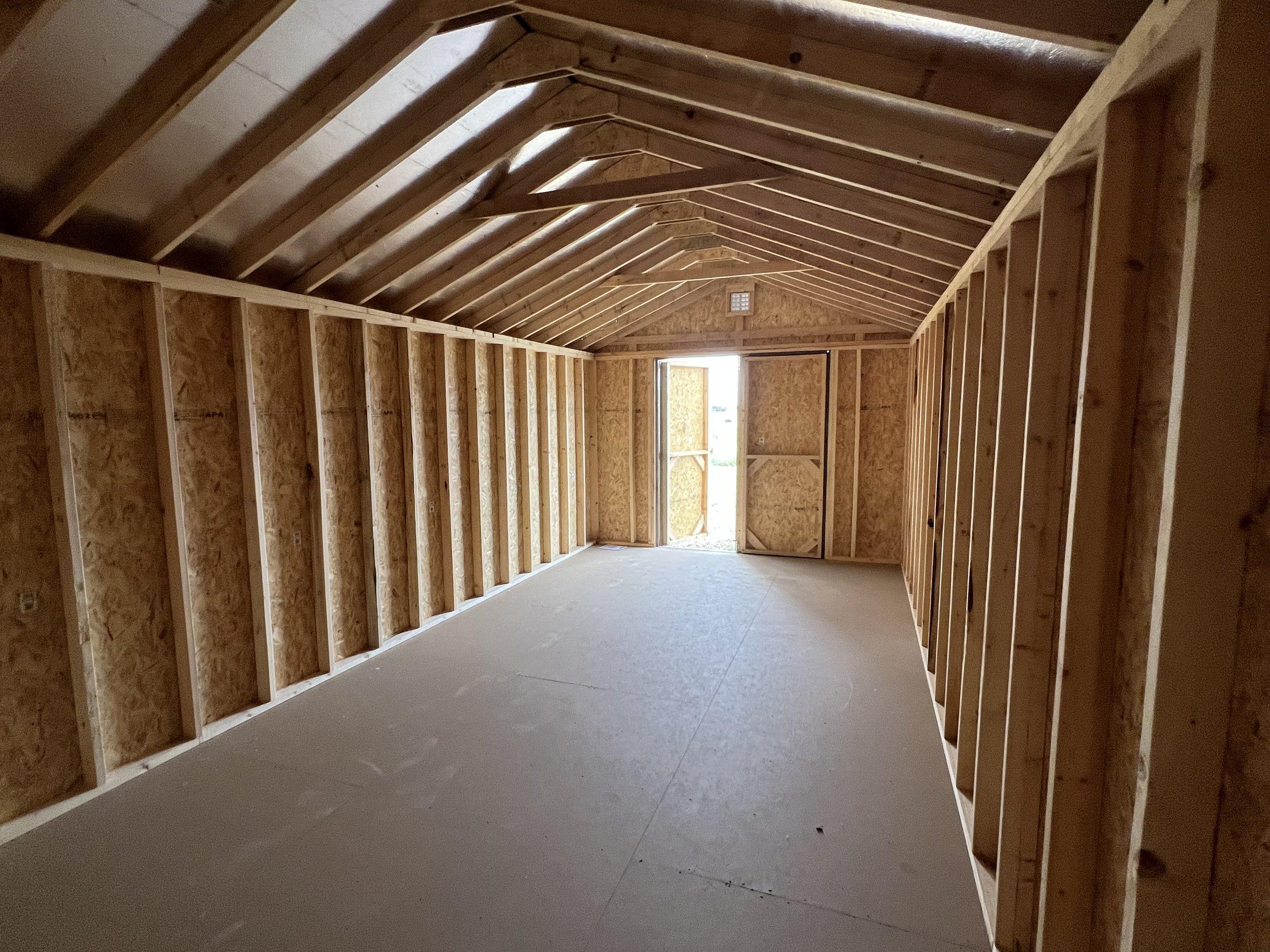 A Frame Storage Sheds